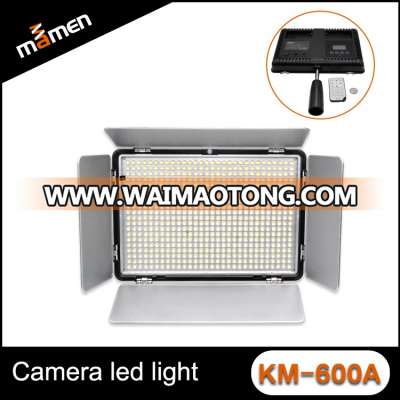 Multifunction Adjustable Digital Camera LED Light With LCD Screen 600 Leds KM-600A LED Video Light For Perfect Shooting