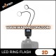 Mini Two Head Camera Flash Light Can Be Adjustable Speedlight Led Ring Flash Light